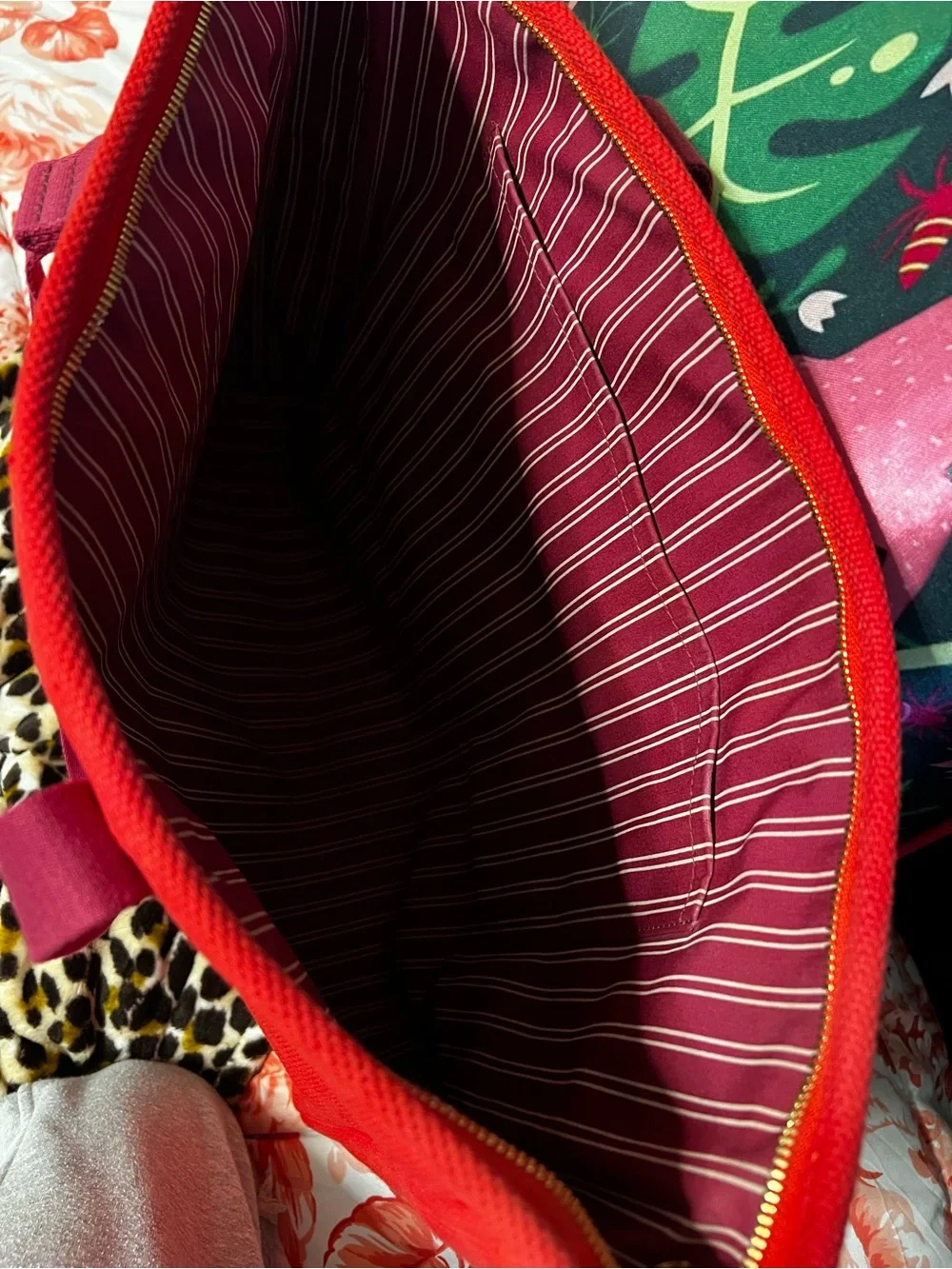 Louis Vuitton bright red